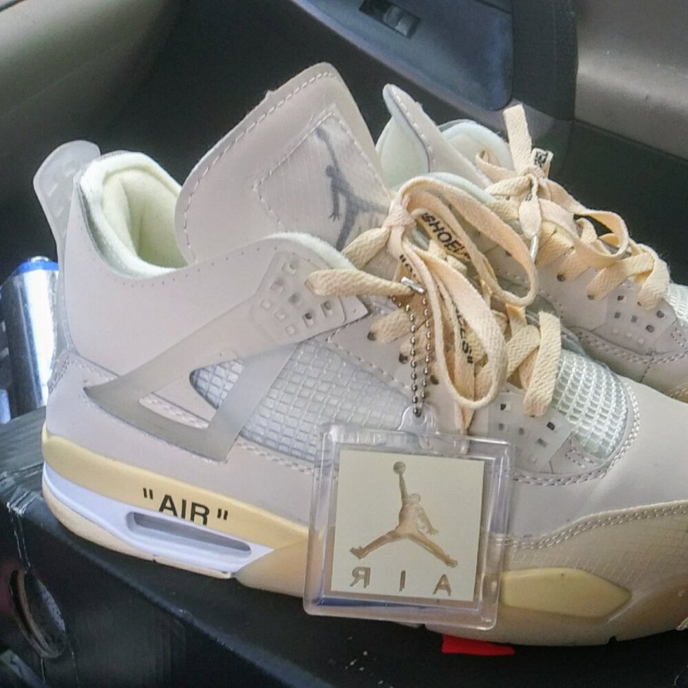 Air Jordans Retro 4 "sail"-- womens size 7